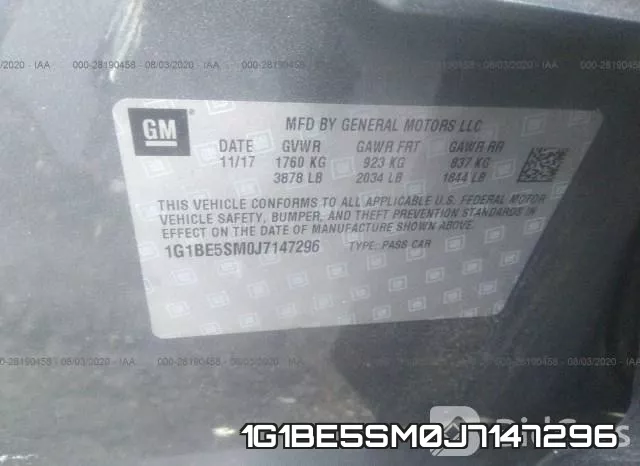 1G1BE5SM0J7147296 фото 10