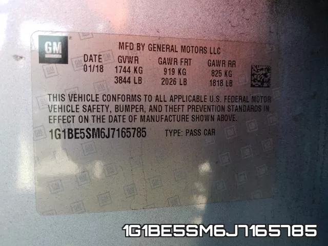 1G1BE5SM6J7165785 фото 2