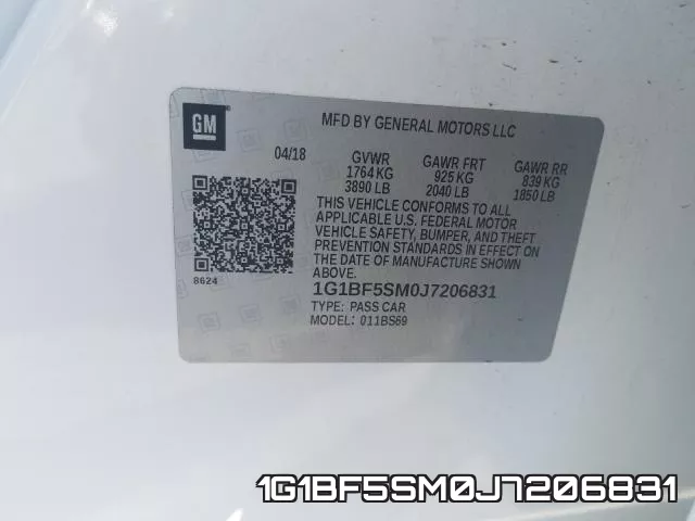 1G1BF5SM0J7206831 фото 2