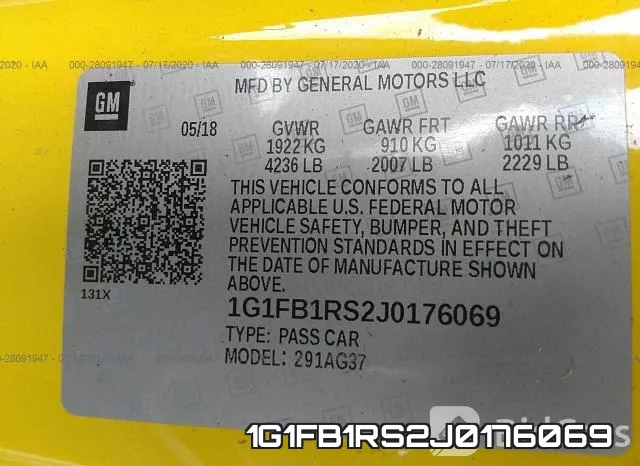 1G1FB1RS2J0176069 фото 10
