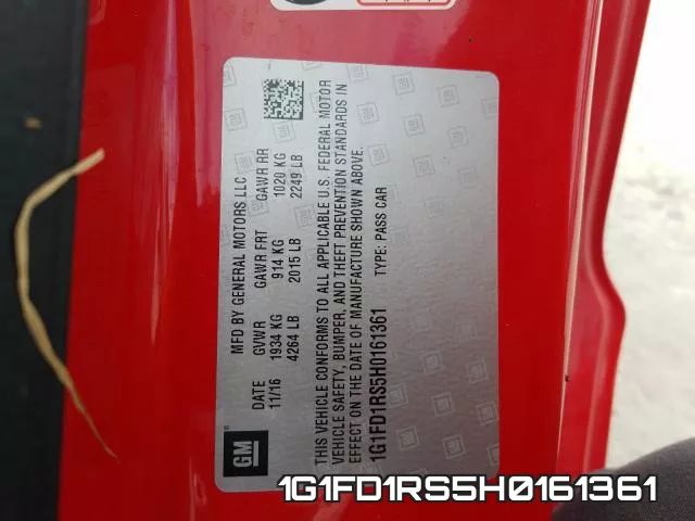 1G1FD1RS5H0161361 фото 2