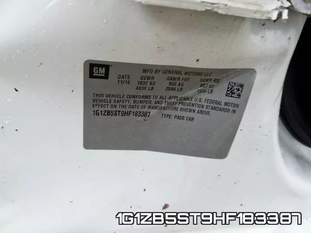 1G1ZB5ST9HF183387 фото 2