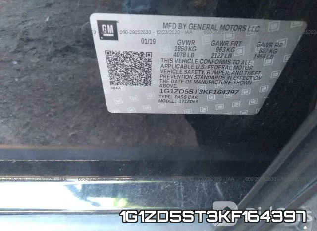 1G1ZD5ST3KF164397 фото 10
