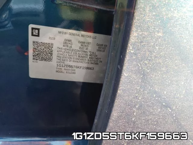 1G1ZD5ST6KF159663 фото 2