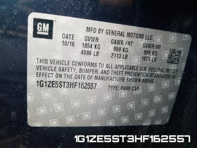 1G1ZE5ST3HF162557 фото 2