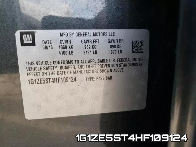 1G1ZE5ST4HF109124 фото 2