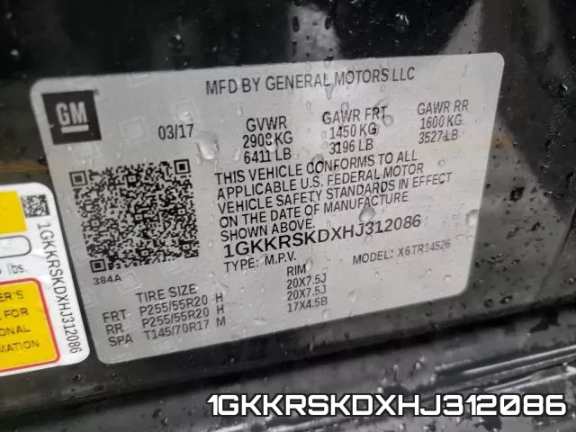 1GKKRSKDXHJ312086 фото 2