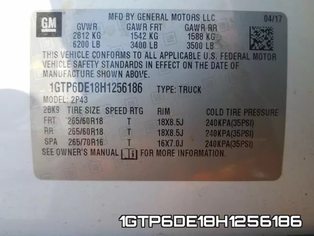 1GTP6DE18H1256186 фото 2