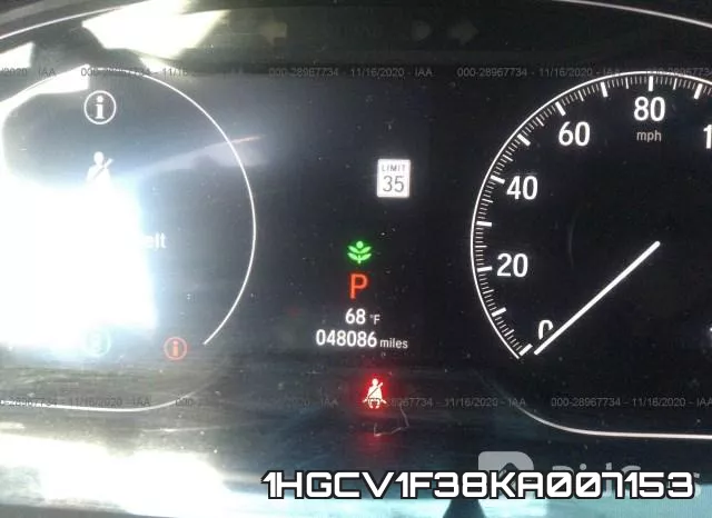 1HGCV1F38KA007153 фото 8