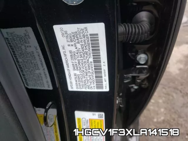 1HGCV1F3XLA141518 фото 2