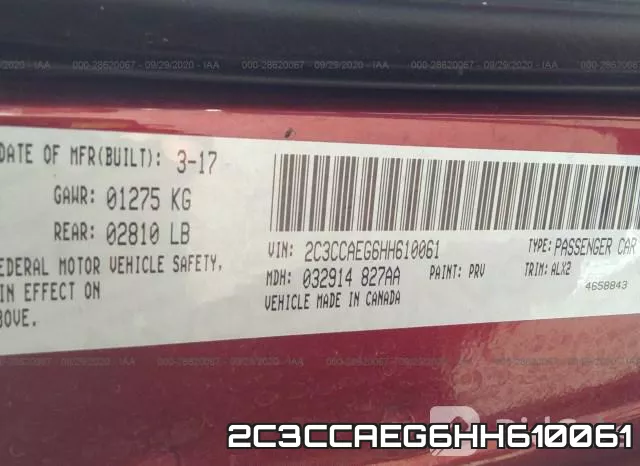 2C3CCAEG6HH610061 фото 10