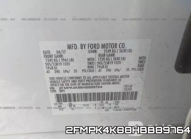 2FMPK4K88HBB89764 фото 10