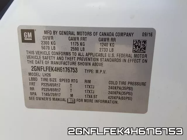 2GNFLFEK4H6176753 фото 2