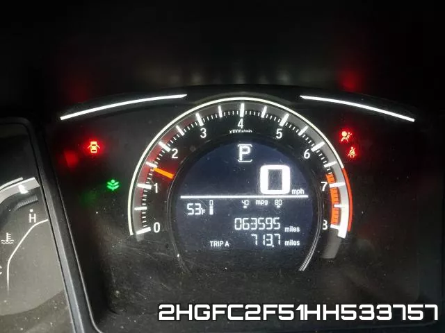 2HGFC2F51HH533757 фото 8