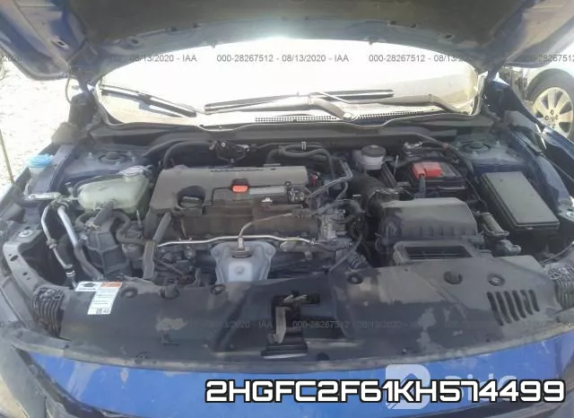2HGFC2F61KH574499 фото 2