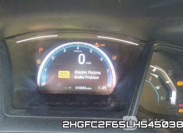 2HGFC2F65LH545038 фото 8