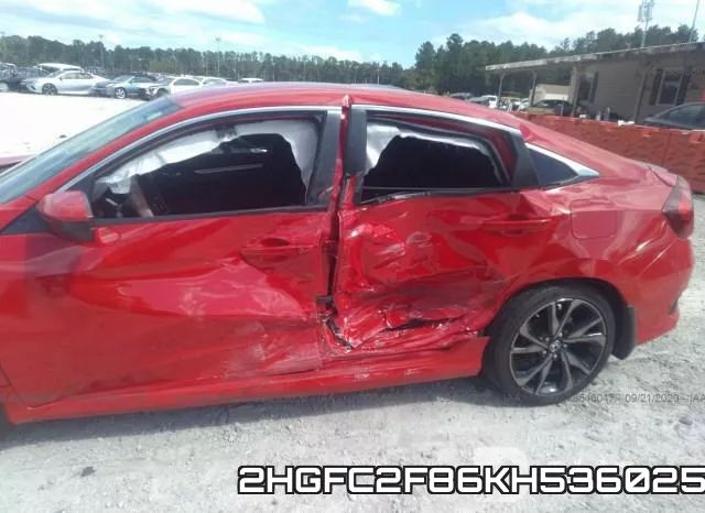 2HGFC2F86KH536025 фото 7