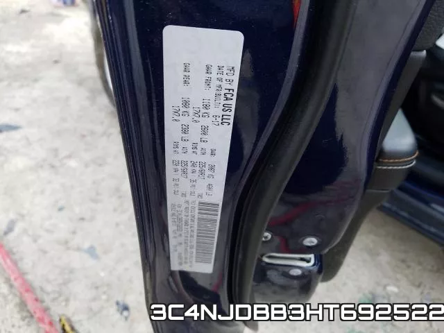 3C4NJDBB3HT692522 фото 2