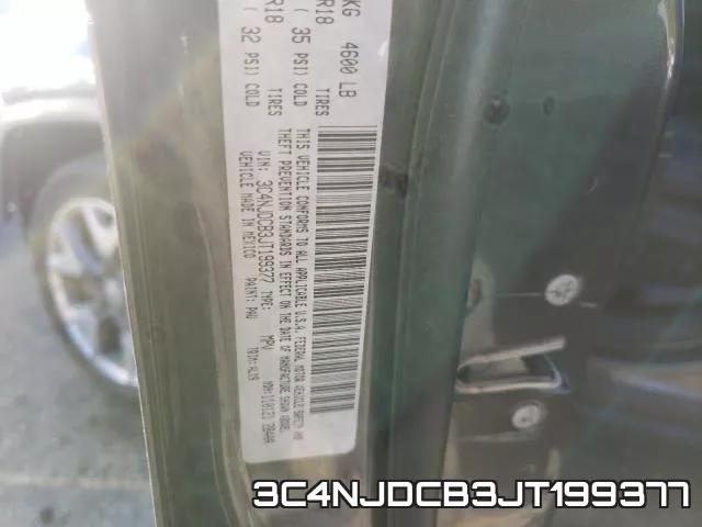 3C4NJDCB3JT199377 фото 2
