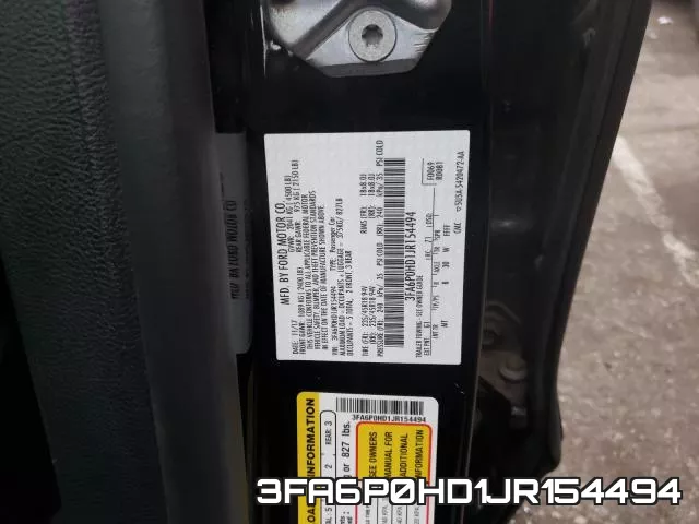 3FA6P0HD1JR154494 фото 2