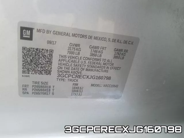 3GCPCRECXJG160798 фото 2