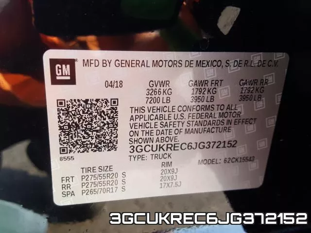 3GCUKREC6JG372152 фото 2