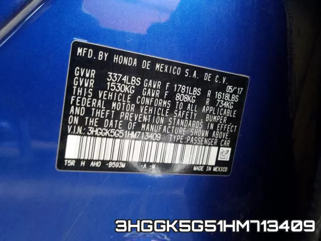 3HGGK5G51HM713409 фото 2