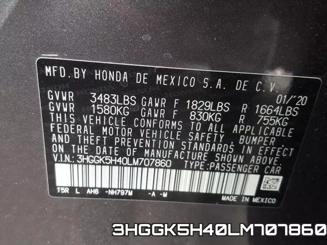 3HGGK5H40LM707860 фото 2