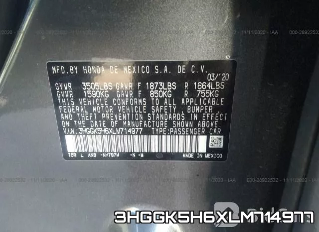 3HGGK5H6XLM714977 фото 10
