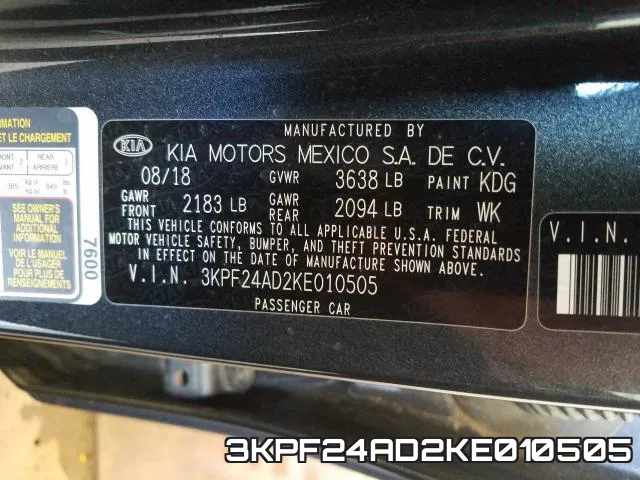 3KPF24AD2KE010505 фото 2