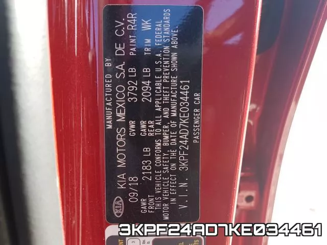 3KPF24AD7KE034461 фото 2