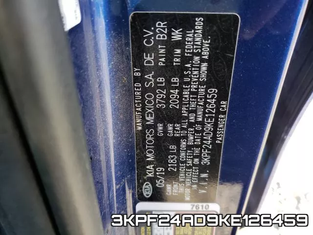 3KPF24AD9KE126459 фото 2
