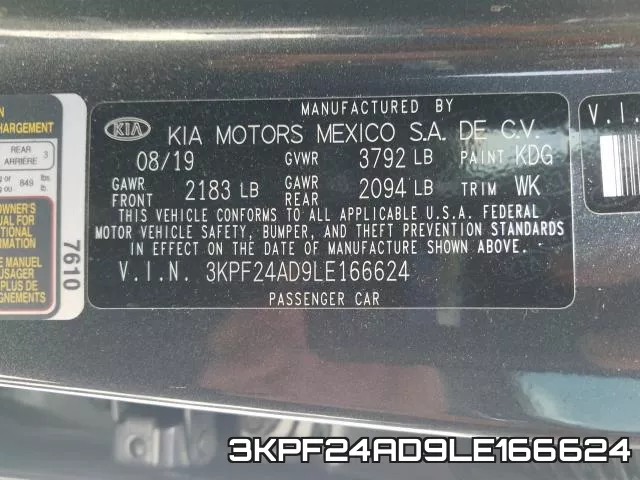 3KPF24AD9LE166624 фото 2