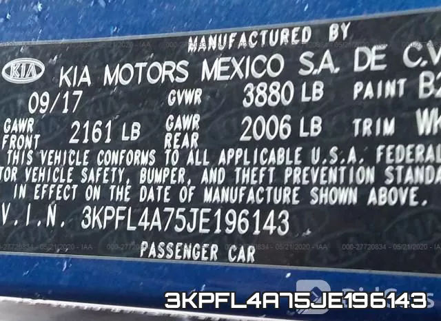 3KPFL4A75JE196143 фото 10