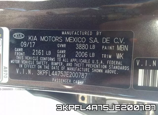 3KPFL4A75JE200787 фото 9