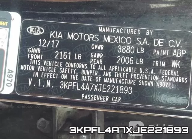 3KPFL4A7XJE221893 фото 9