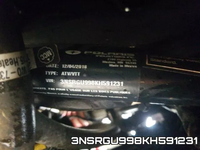 3NSRGU998KH591231 фото 2