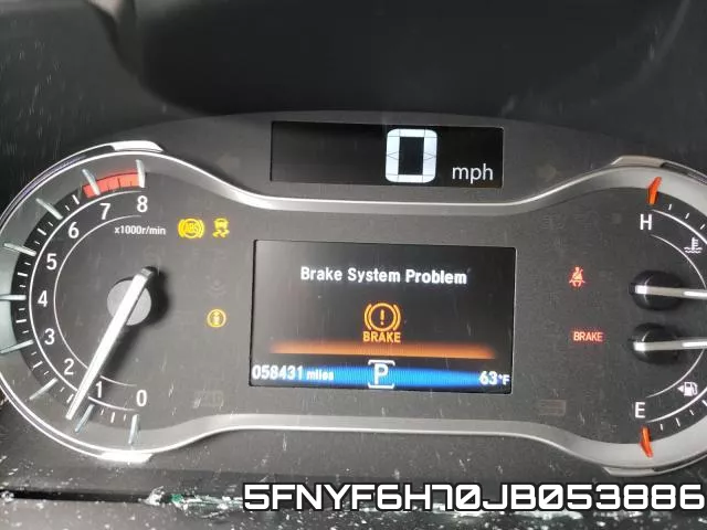 5FNYF6H70JB053886 фото 9