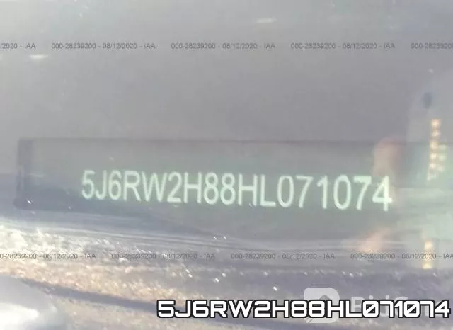 5J6RW2H88HL071074 фото 10