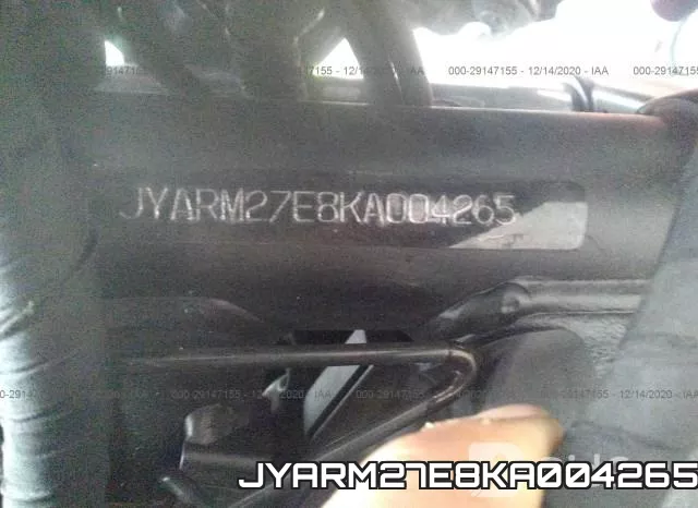 JYARM27E8KA004265 фото 2