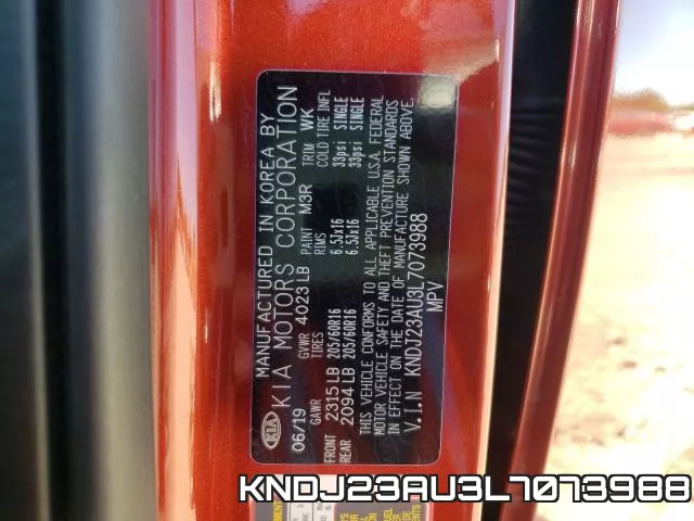KNDJ23AU3L7073988 фото 2