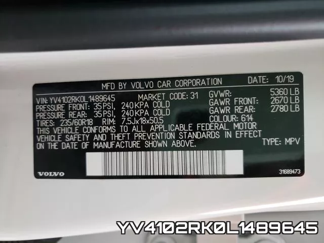 YV4102RK0L1489645 фото 2