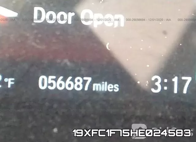 19XFC1F75HE024583 фото 8