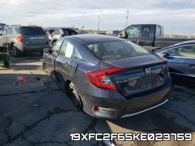 19XFC2F65KE023759 фото 3