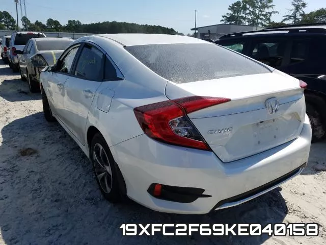 19XFC2F69KE040158 фото 4