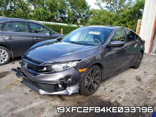 19XFC2F84KE033796 фото 3
