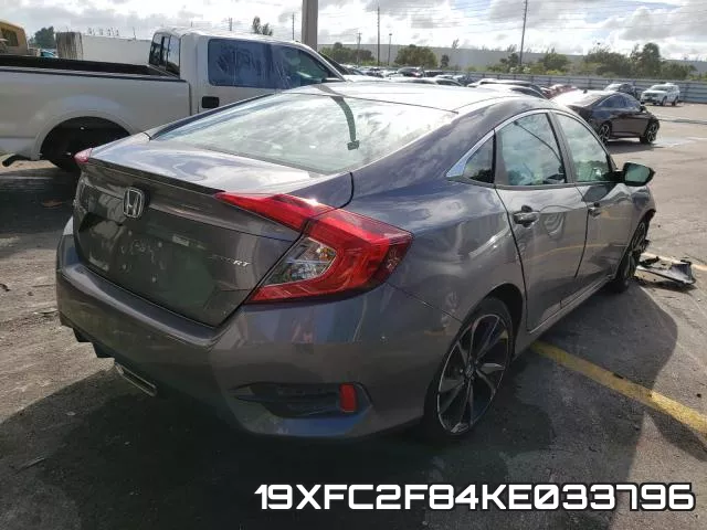 19XFC2F84KE033796 фото 5