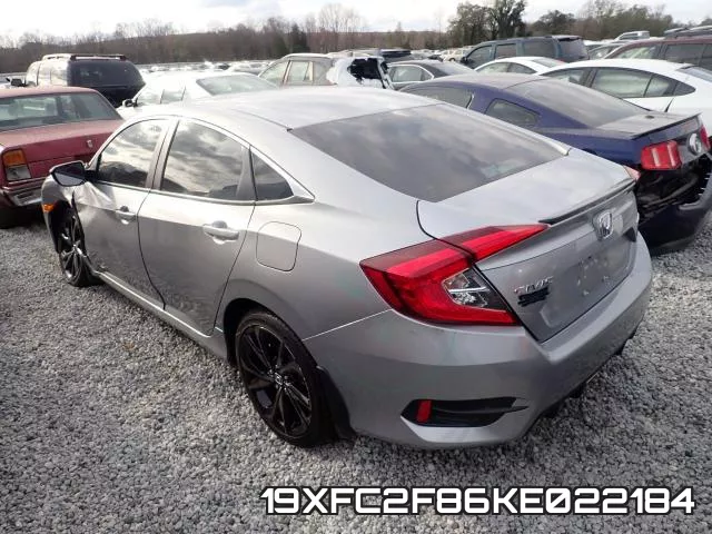 19XFC2F86KE022184 фото 4