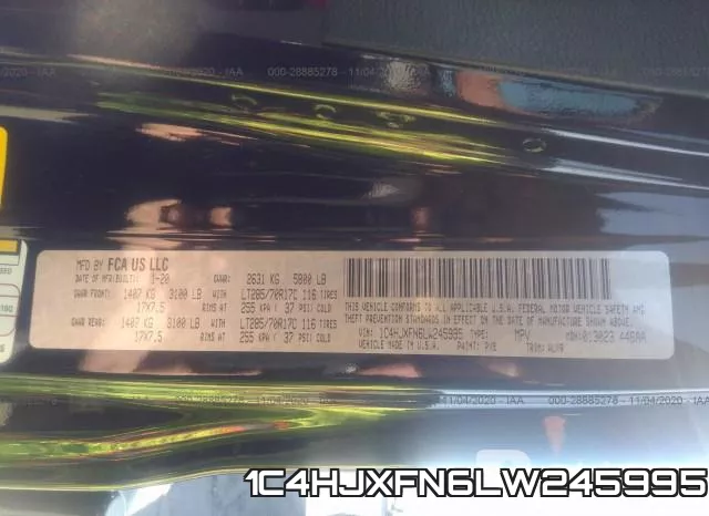 1C4HJXFN6LW245995 фото 10