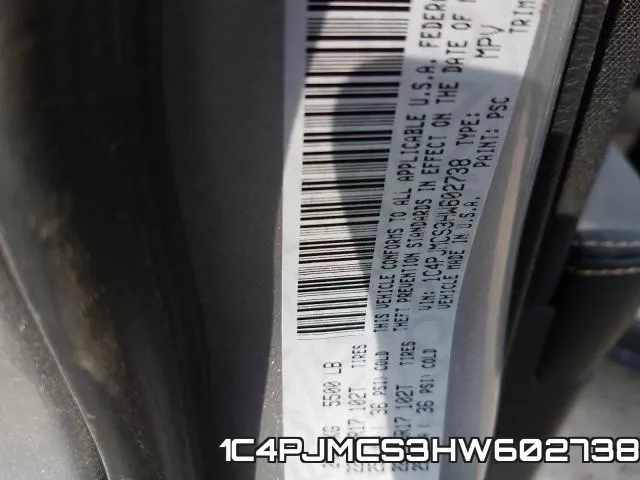 1C4PJMCS3HW602738 фото 2